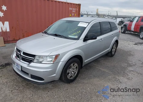 2012 Dodge Journey Se/Avp из США, поврежденный, VIN 3C4PDCAB8CT239534